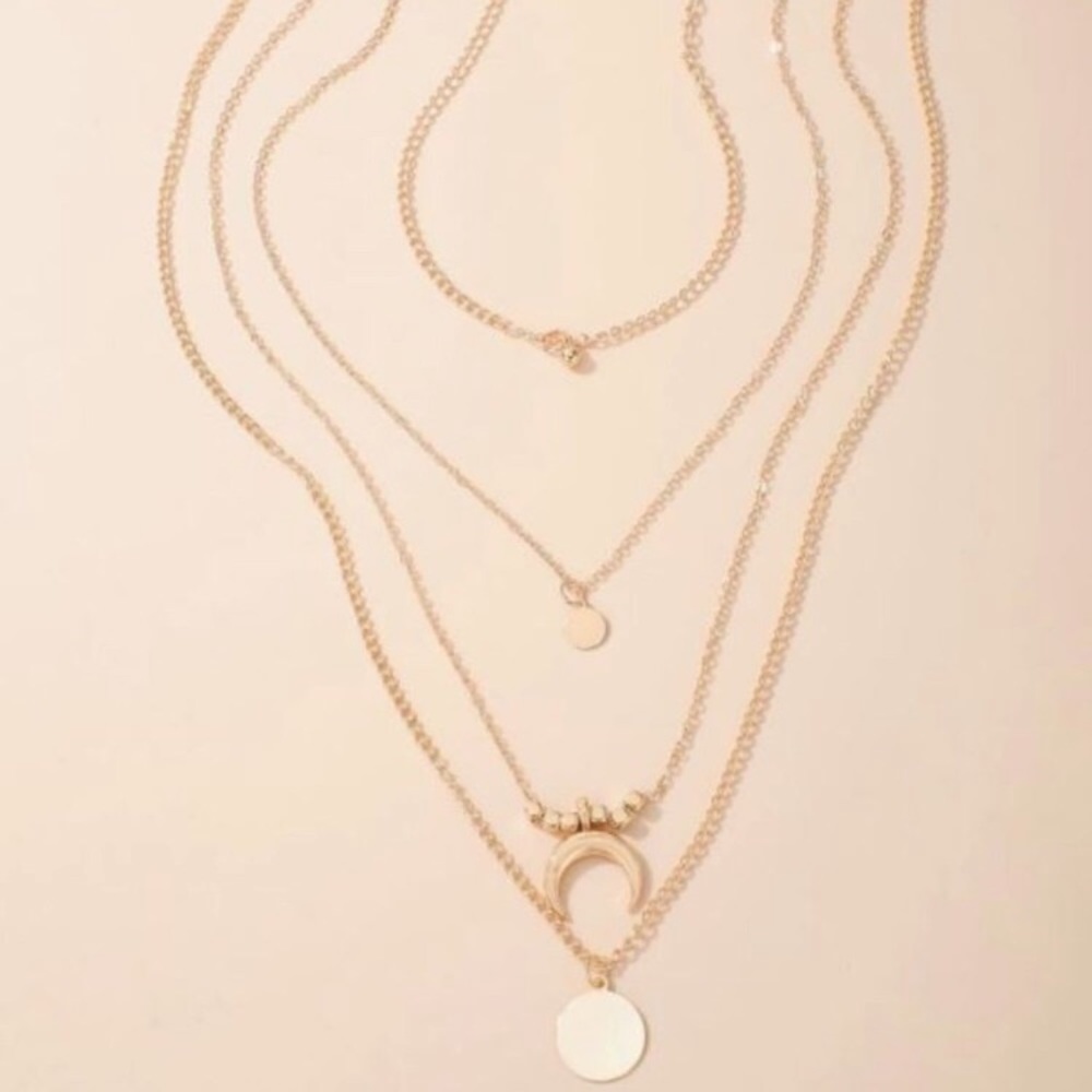“Child of the Wild” Boho Layered Necklace - Picture 3 of 5